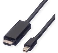 VALUE Câble Mini DisplayPort, Mini DP-UHDTV, ST/ST, noir, 3 m
