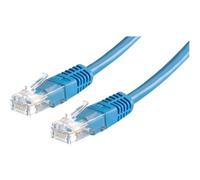 VALUE Cordon LAN Cat 6 | Câble réseau UTP Ethernet avec connecteur RJ45 | bleu 1 m