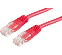 VALUE Câble patch Cat.6 (Class E) UTP, rouge, 1 m