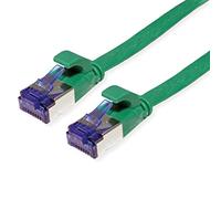 Cordon VALUE Cat.6A (Classe EA) F/UTP confectionné, plat, vert, 2 m