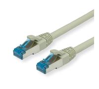 Value Câble patch Cat.6A (Class EA) S/FTP (PiMF), LSOH, gris, 0,15 m