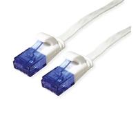 Value Câble Patch Cat.6A (Class EA) UTP, Extra-Plat, Blanc, 5 m