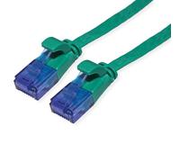 Value Câble Patch Cat.6A (Class EA) UTP, Extra-Plat, Vert, 1,5 m