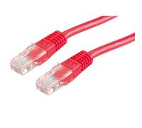 VALUE Câble patch UTP confectionné, Cat.6 rouge 0,5m