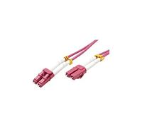 VALUE - Câble réseau - LC multi-mode (M) pour LC multi-mode (M) - 0.5 m - fibre optique - 50 / 125 microns - OM4 - violet
