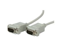 VALUE Câble RS232 DB9 Mâle/Mâle 1.8m, Câble Gris, Connecteurs DB9, Connexion 1:1, Référence 11.99.6018