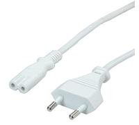 Value 19.99.2090 alimentation Cordon électrique blanc 1.00 m