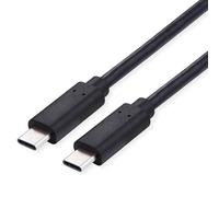 Value Câble USB 2.0, C-C, St/St, 100W, Noir, 2 m