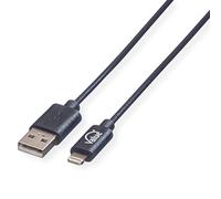Value Câble USB 2.0 | pour appareils Apple | USB type A mâle vers connecteur Lightning | câble de recharge et synchronisation | blanc 1,8 m