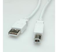 VALUE Câble USB 2.0 Type A-B 1.8m