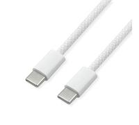 Value Câble USB 2.0, Type C-C, St/St, 60W, Blanc, 1 m