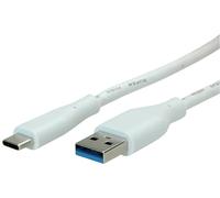 VALUE Câble USB 3.2 Gen 1, A-C, M/M, blanc, 3 m