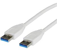 VALUE Câble USB 3.2 Gen 1 Type A-A, blanc, 1,8 m