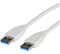 VALUE Câble USB 3.2 Gen 1, type A-A, blanc, 3 m