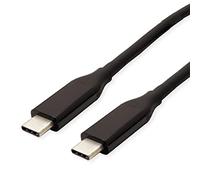 VALUE Câble USB 4 Gen 3 avec Power Delivery 20 V5 A, Emark, C-C, ST/ST, 40 Gbit/s, noir, 0,8 m