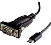 Value Câble USB-C USB 2.0 Fiche mâle VGA 9 pôles, USB-C® mâle 1.80 m noir 12.99.1162