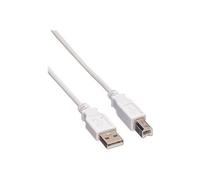 VALUE - Câble USB - USB (M) pour USB type B (M) - USB 2.0 - 3 m - blanc