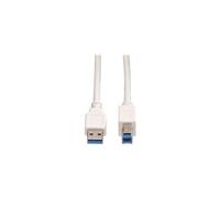 VALUE - Câble USB - USB (M) pour USB type B (M) - USB 3.0 - 3 m - blanc