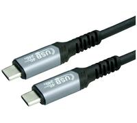 Value Câble USB USB4™ USB-C® mâle, USB-C® mâle 1.00 m noir blindé 11.99.9086