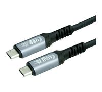 Value Câble USB USB4™ USB-C® mâle, USB-C® mâle 2.00 m noir blindé 11.99.9087