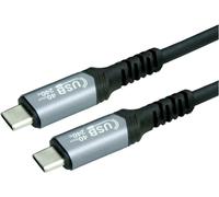 VALUE Câble USB4 Gen3x2, C-C, M/M, 8K UHD-2, 40Gbit/s, 240W, noir, 1 m