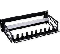 VALUE Cadre de support 19" pour appareils à profilé chapeau, 3 UH, noir