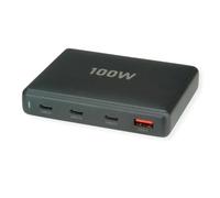 VALUE Chargeur USB, 4 Ports (1x USB-A, 3X USB-C), Max. 100 W
