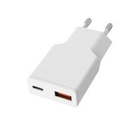 VALUE Chargeur USB avec Prise européenne, 2 Ports Type C, 20W
