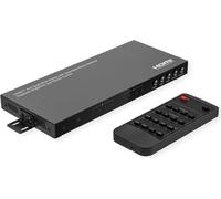 VALUE Commutateur matriciel HDMI, 4x2 QUAD Multi-Viewer, commutation sans faille
