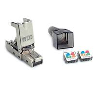 Value Fiche RJ-45 26.99.0373 Cat.6A (classe EA) STP argent 1 pc