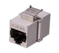 Value Connecteur RJ-45, Keystone, blindé, Cat.6A (Classe EA), Version Courte, Couleur Argent