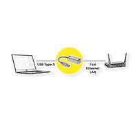 VALUE Convertisseur USB 2.0 vers Fast Ethernet
