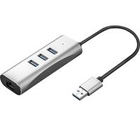 VALUE Convertisseur USB 3.2 Gen 1 - Gigabit Ethernet +Hub 3x