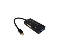 VALUE - Convertisseur vidéo - Mini DisplayPort - DVI, HDMI, VGA - noir
