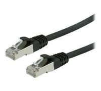 VALUE Cordon Cat.6 S/FTP LSOH noir 1,0m