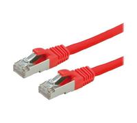 VALUE Cordon Cat.6 S/FTP LSOH rouge 0,5m