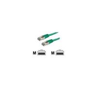 VALUE Cordon Cat.6 S/FTP (PiMF) confectionné vert 10,0m