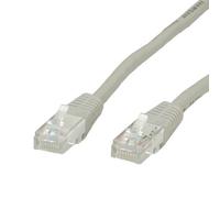 Value 21.99.0901 RJ45 Câble réseau, câble patch CAT 6 U/UTP 1.00 m gris