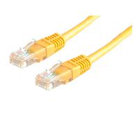 VALUE - Cordon de raccordement - RJ-45 (M) pour RJ-45 (M) - 50 cm - UTP - CAT 6 - moulé, bloqué - jaune