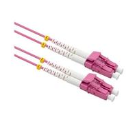 VALUE - Cordon de raccordement - LC multi-mode (M) pour LC multi-mode (M) - 10 m - fibre optique - duplex - 50 / 125 microns - OM3 - sans halogène -