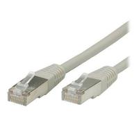 VALUE - Cordon de raccordement - RJ-45 (M) pour RJ-45 (M) - 1.5 m - SFTP - CAT 6e - moulé, bloqué - gris
