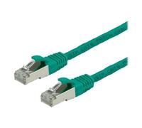 VALUE - Cordon de raccordement - RJ-45 (M) pour RJ-45 (M) - 1.5 m - SFTP, PiMF - CAT 6 - sans halogène, moulé, sans crochet, bloqué - vert