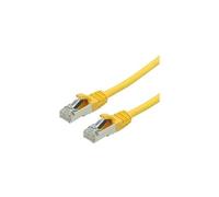 VALUE - Cordon de raccordement - RJ-45 (M) pour RJ-45 (M) - 1.5 m - SFTP, PiMF - CAT 6 - sans halogène, moulé, sans crochet - jaune