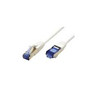 VALUE - Cordon de raccordement - RJ-45 (M) pour RJ-45 (M) - 1.5 m - SFTP, PiMF - CAT 6a - sans halogène, moulé, sans crochet, bloqué - blanc