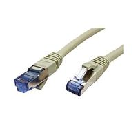 VALUE - Cordon de raccordement - RJ-45 (M) pour RJ-45 (M) - 1 m - SFTP - CAT 6a - bloqué - gris