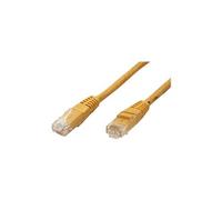 VALUE - Cordon de raccordement - RJ-45 (M) pour RJ-45 (M) - 1 m - UTP - CAT 6 - moulé, bloqué - jaune