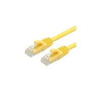 VALUE - Cordon de raccordement - RJ-45 (M) pour RJ-45 (M) - 1 m - UTP - CAT 6 - sans halogène, moulé, solide - jaune