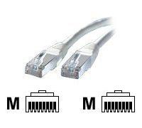 VALUE - Cordon de raccordement - RJ-45 (M) pour RJ-45 (M) - 2 m - FTP - CAT 5e - moulé - gris