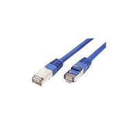 VALUE - Cordon de raccordement - RJ-45 (M) pour RJ-45 (M) - 2 m - pairs in metal foil (PiMF) - CAT 6 - démarré - bleu
