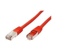 VALUE - Cordon de raccordement - RJ-45 (M) pour RJ-45 (M) - 2 m - SFTP, PiMF - CAT 6 - moulé, bloqué - rouge